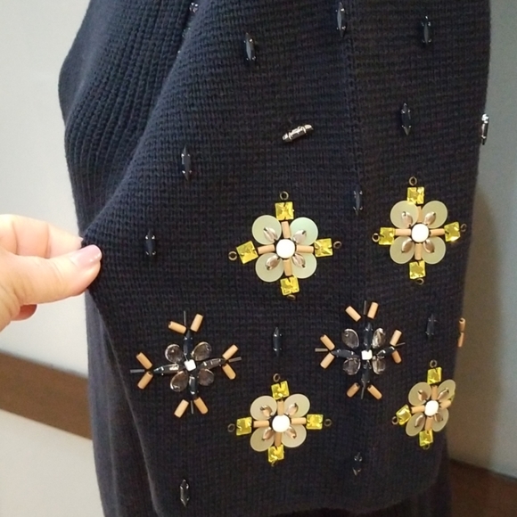 Banana Republic Tops - Embellished Sleeve Sweater